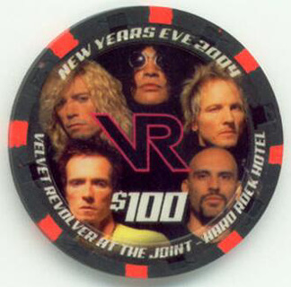 Hard Rock Velvet Revolver $100 Casino Chip