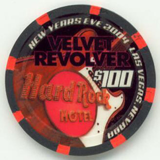 Hard Rock Velvet Revolver $100 Casino Chip