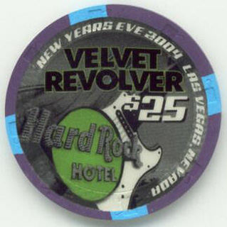 Hard Rock Velvet Revolver $25 Casino Chip