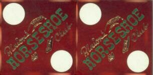 Las Vegas Binion's Horseshoe Casino Dice
