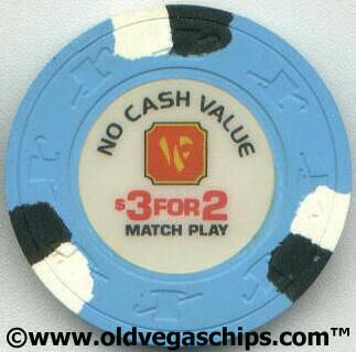 Las Vegas Imperial Palace $3 For $2 Match Play Casino Chip