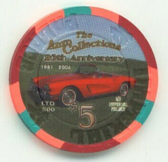 Imperial Palace Auto Collections $5 Casino Chip 
