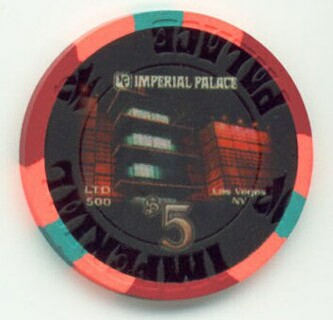 Imperial Palace Auto Collections $5 Casino Chip 