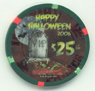Imperial Palace Halloween 2006 $25 Casino Chip