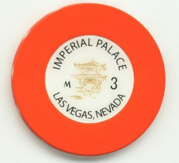 Imperial Palace Roulette Casino Chip Red