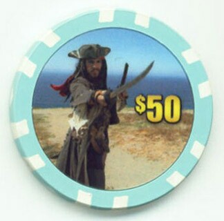 Captain Jack Sparrow Collectible Poker Chip