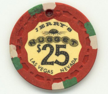 Las Vegas Jerry's Nugget $25 Casino Chip