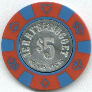 Las Vegas Jerry's Nugget $5 Casino Chip