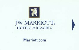 JW Marriott Rampart Casino Hotel Room Key