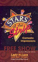Lady Luck Stars of the Strip Hotel Room Key