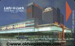 Las Vegas Lady Luck Hotel Room Key