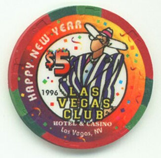 Las Vegas Club Happy Holidays / New Year $5 Casino Chip