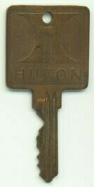 Las Vegas Hilton Hotel Room Key