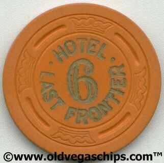 Las Vegas Hotel Last Frontier Roulette Casino Chip