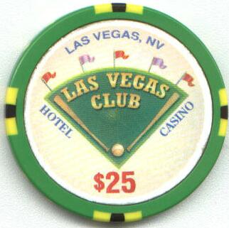 Las Vegas Club $25 Casino Chip