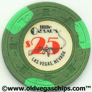 Las Vegas Little Caesar's $25 Casino Chips