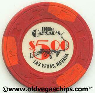 Las Vegas Little Caesar's $5 Casino Chips