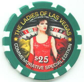 Ladies of Las Vegas 5 Casino Chip Set 