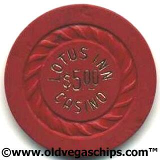 Las Vegas Lotus Inn $5 Casino Chip