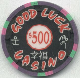 Good Luck Casino Paul-Son Clay Poker Chips $500