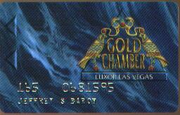 Luxor Casino Gold Chamber Slot Club Card