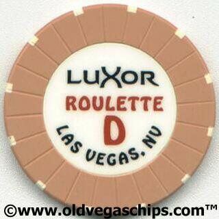 Las Vegas Luxor Hotel Roulette Casino Chip