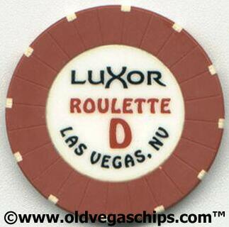 Las Vegas Luxor Hotel Roulette Casino Chip