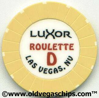 Las Vegas Luxor Hotel Roulette Casino Chip