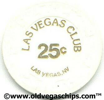 Las Vegas Club 25&cent; Casino Chip