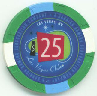 Las Vegas Club $25 Casino Chip