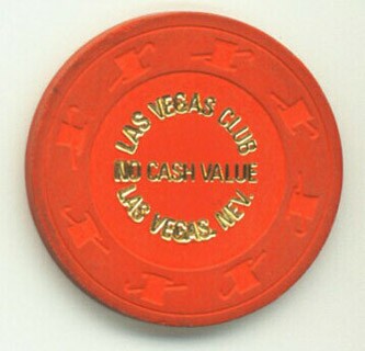 Las Vegas Club No Cash Value Casino Chip