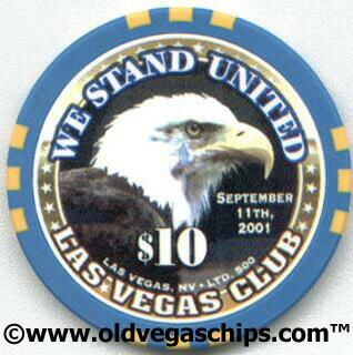 Las Vegas Club U.S. Declares War $10 Casino Poker Chip