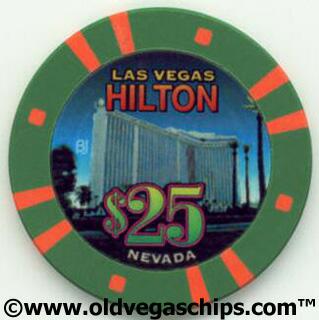 Las Vegas Hilton $25 Casino Chip