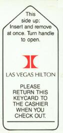 Las Vegas Hilton Hotel Room Key