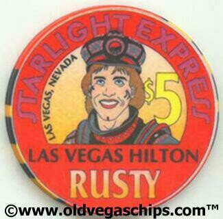 Las Vegas Hilton Starlight Express $5 Casino Chip