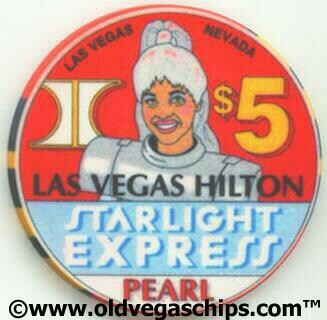 Las Vegas Hilton Starlight Express $5 Casino Chip
