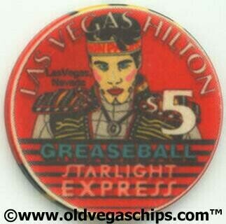 Las Vegas Hilton Starlight Express $5 Casino Chip