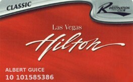 Las Vegas Hilton Classic Slot Club Card