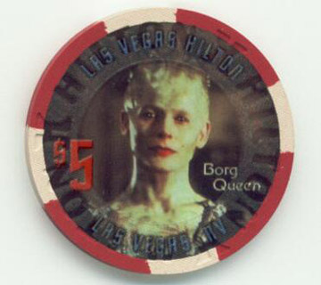 Las Vegas Hilton Star Trek Borg Queen $5 Casino Chip