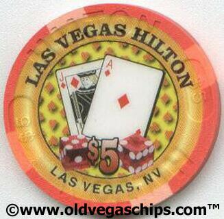 Las Vegas Hilton Millennium Diamonds $5 Casino Chip