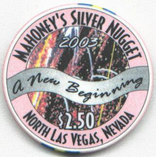 Mahoney's Happy New Year 2003 $2.50 Chip