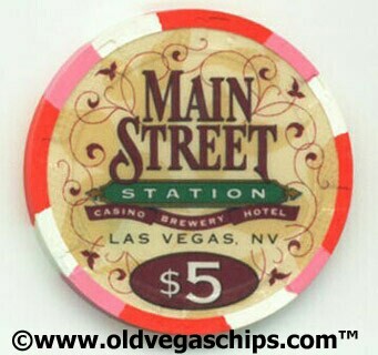 Main Street Station Millennium $5 Casino Chip 
