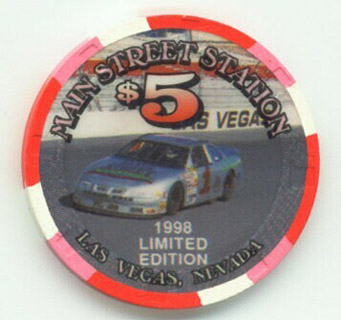 Main Street Station Richard Petty $5 Casino Chip