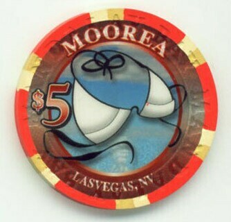 Mandalay Bay Moorea Grand Opening $5 Casino Chip