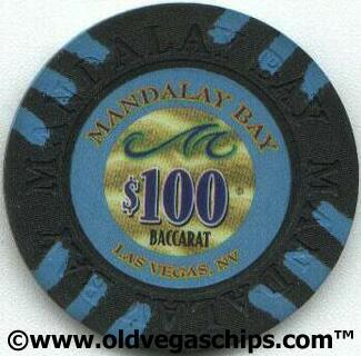 Mandalay Bay Baccarat $100 Casino Chip