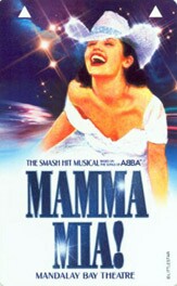 Mandalay Bay Mamma Mia! Hotel Room Key