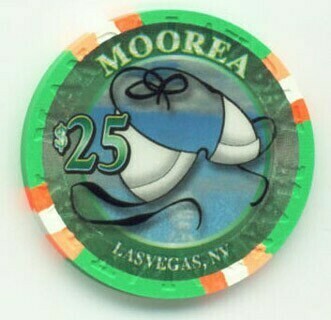 Mandalay Bay Moorea Grand Opening $25 Casino Chip