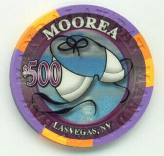 Mandalay Bay Moorea Grand Opening $500 Casino Chip 