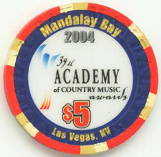 Mandalay Bay Country Music Awards $5 Casino Chip 