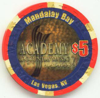 Mandalay Bay Country Music Awards $5 Casino Chip 